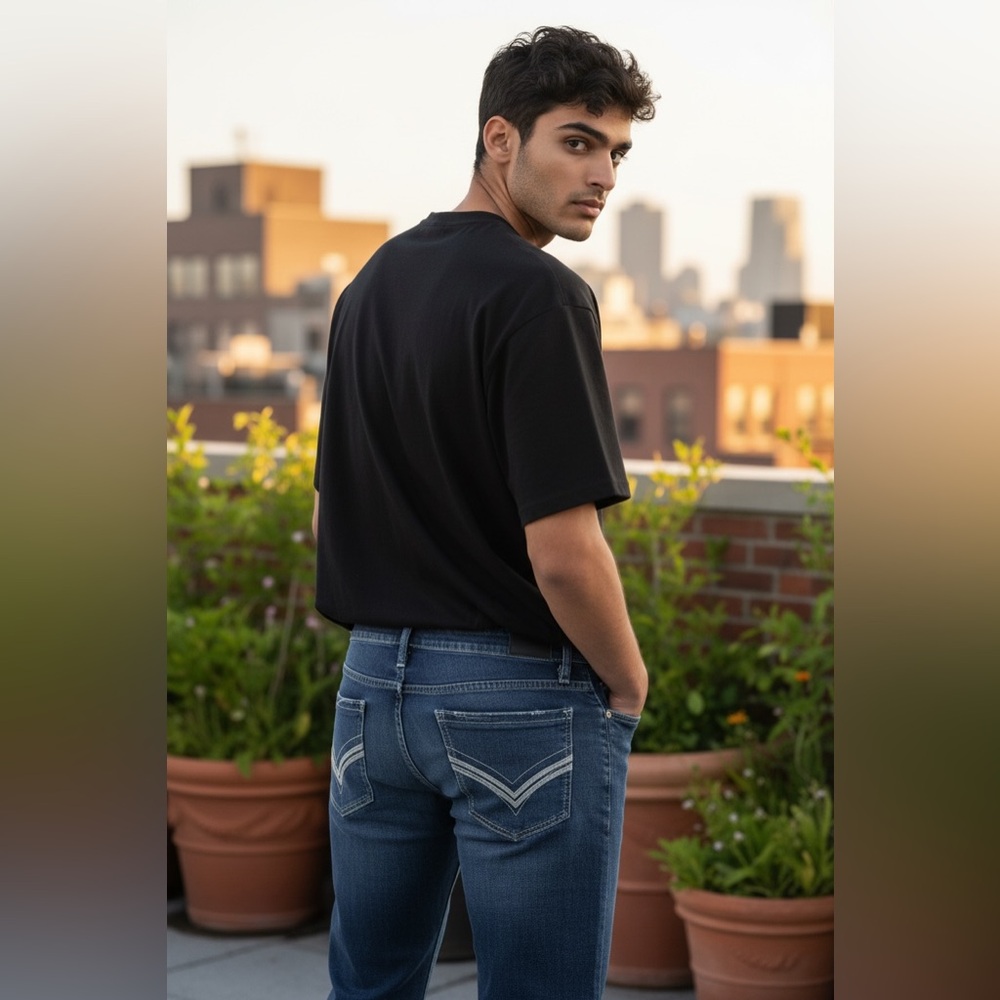 PD&C men’s distressed jeans